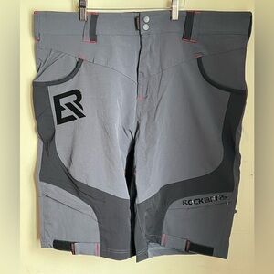 ROCK BROS Gray Men’s Performance Cycling Shorts